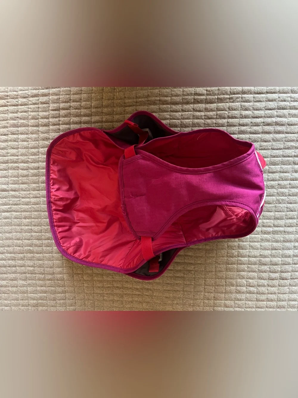 Ruffwear Purple and Maroon XS Dog Jacket